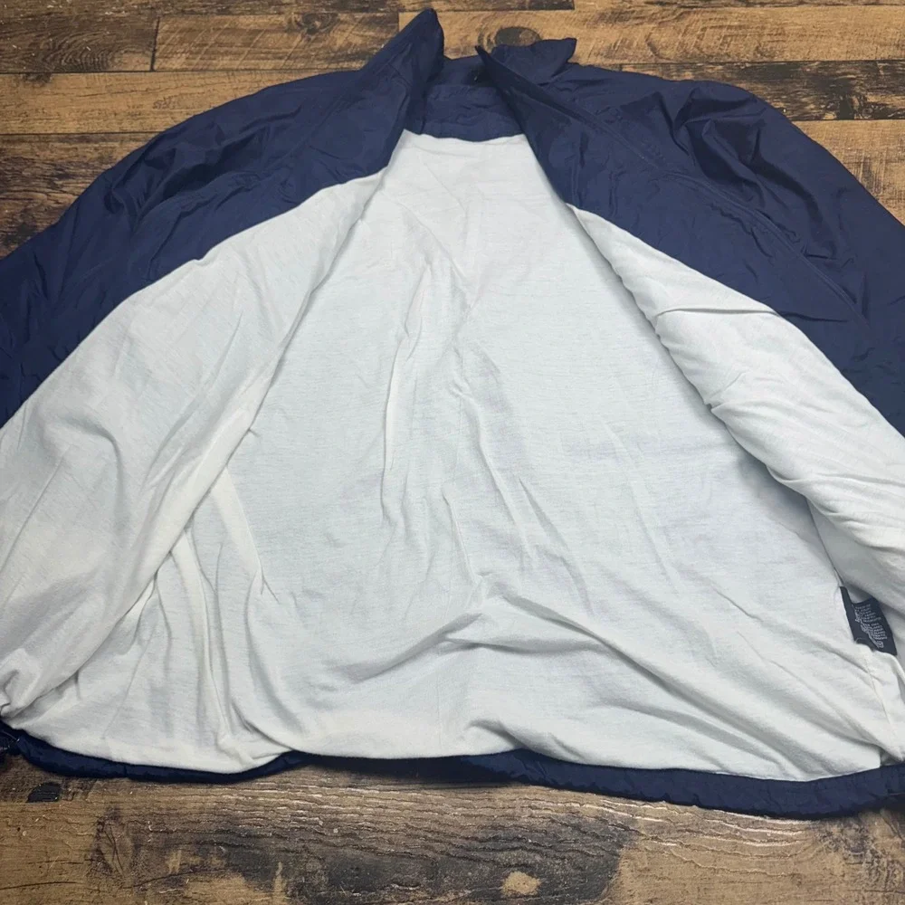 Starter Michigan Wolverines Mens 3XL Navy Blue Windbreaker Jacket - Picture 4 of 6